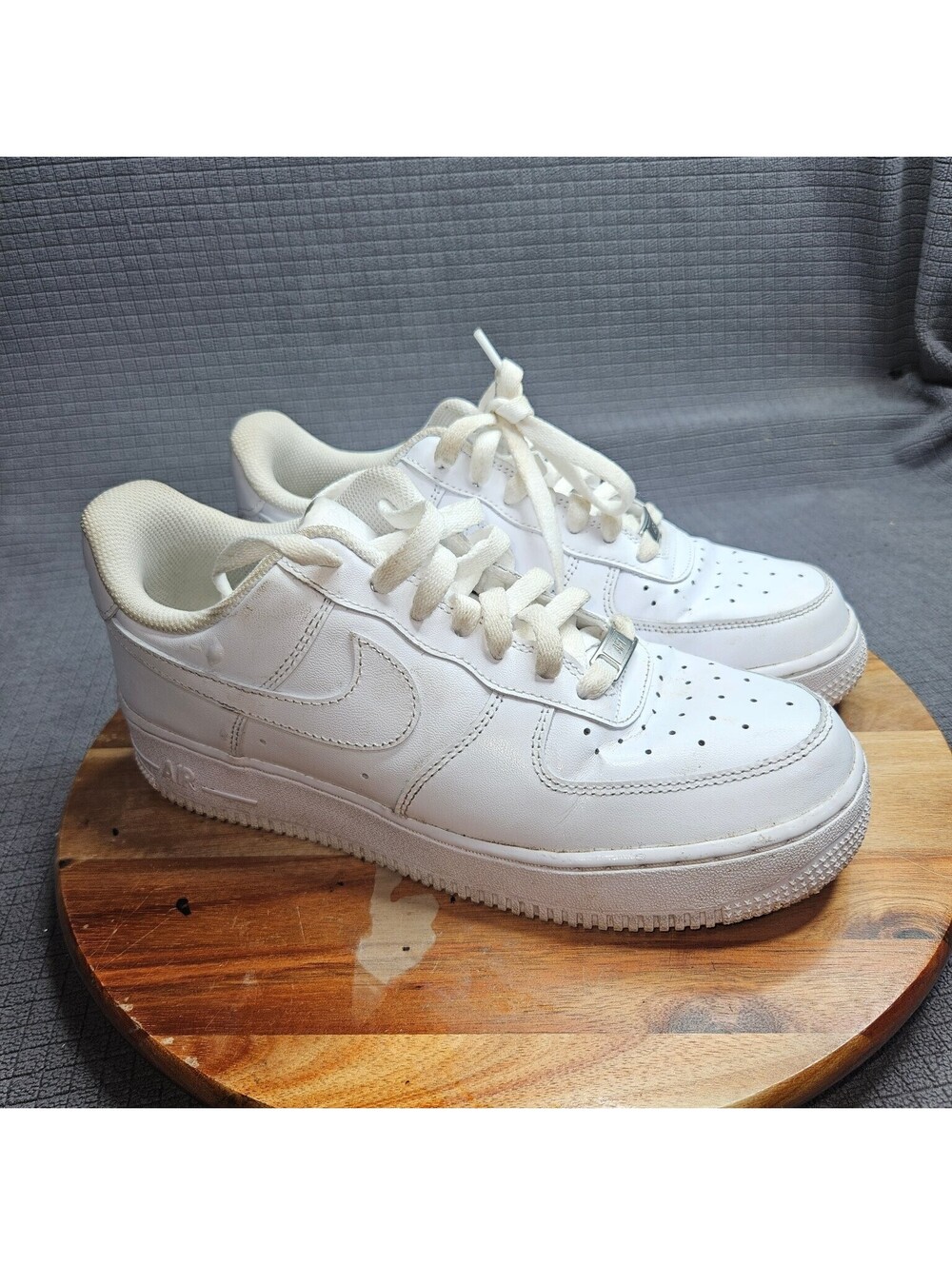 Nike Air Force 1 Low Athletic Shoes Women's White US 8 Classic Leather